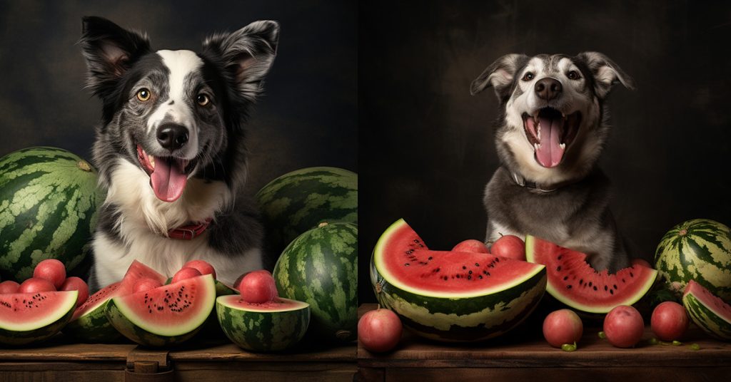 Watermelon and Dogs 1
